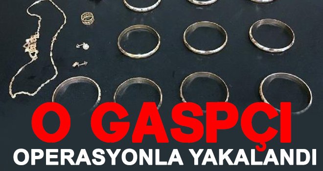 Kadının altınlarını gasp eden şüpheli yakalandı