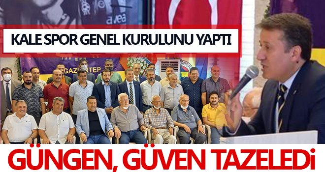 Kale spor Genel kurulunu yaptı