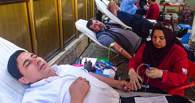 Kan bağışını geleneksel hale getirdiler...