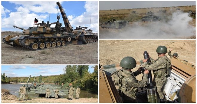 KARA KUVVETLERİ'NDEN DİKKAT ÇEKİCİ TATBİKAT