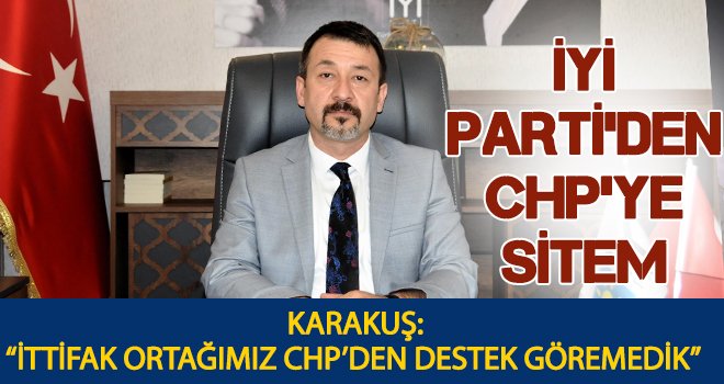 Karakuş: Seçimler hatasıyla, sevabıyla artık geride kaldı