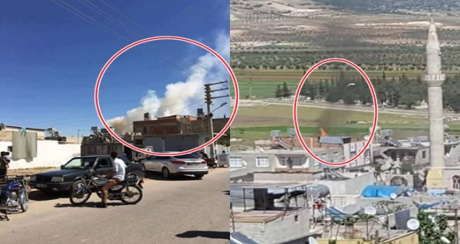 Kilis'e 3 roket daha atıldı bir evde yangın çıktı