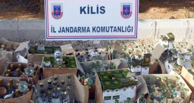 JANDARMA EKİPLERİNDEN KAÇAK İÇKİ OPERASYONU