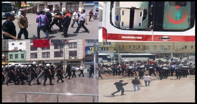 Kilis'te halk ayaklandı, çok sayıda gözaltı var...