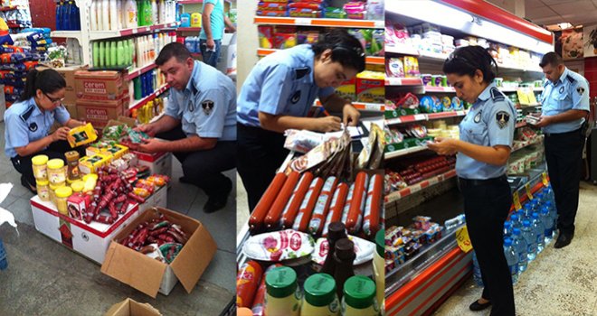 MİADI GEÇMİŞ ÜRÜNLERİ İMHA ETTİ