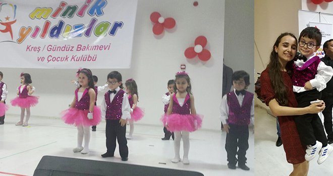 Miniklerin gösterisi velileri mest etti