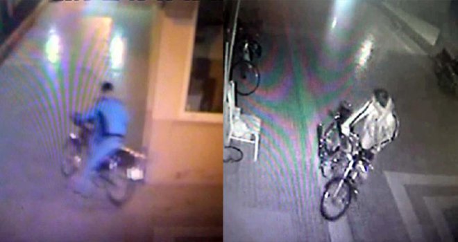 Motosiklet Hırsızları Güvenlik Kamerasına Yakalandı