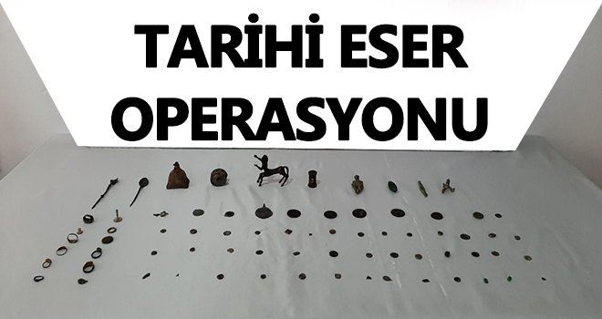 Nizip'te tarihi eser operasyonu: 1 gözaltı
