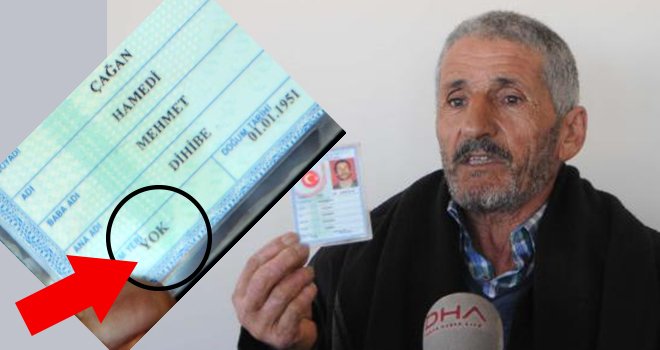 Nüfus müdürüyle tartıştı, kimliğine 'doğum yeri yok' yazıldı