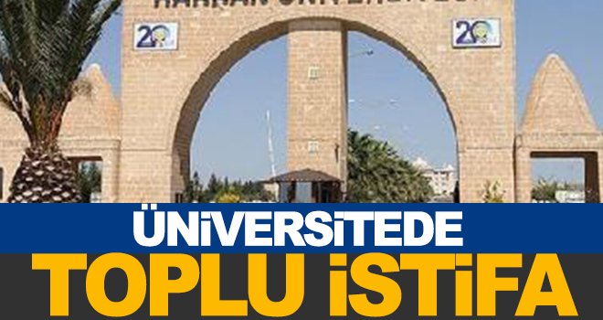 O üniversitede akademisyen yönetiminde toplu istifa