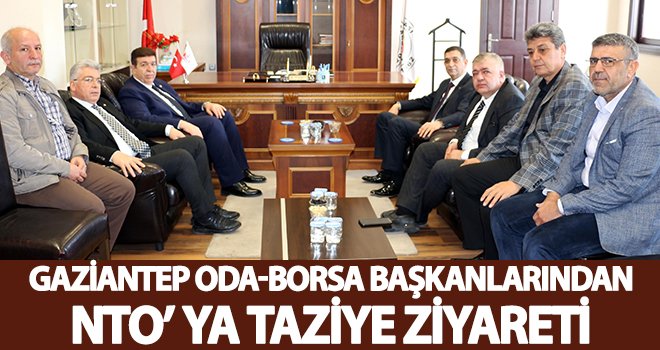Oda başkanlarından Bekir Karabacak'a taziye ziyareti