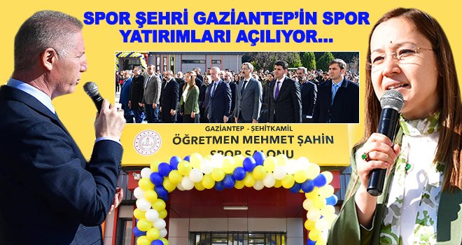Öğretmen Mehmet Şahin Spor Salonu açıldı