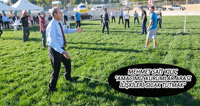 Kurumlar arası voleybol turnuvası