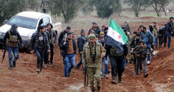 ÖSO güçleri, Afri sınırında nöbette