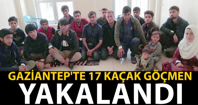 Otobüs terminalinde17 kaçak göçmen yakalandı