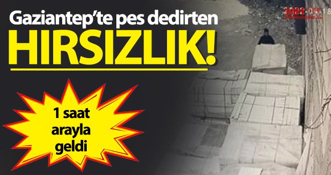 Pes dedirten hırsızlık! 1 saat arayla geldi