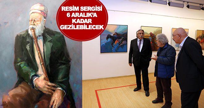 Ressam Turhan Ekici’nin sergisine büyük ilgi