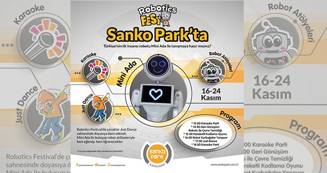 Robotics Fest Sanko Park'ta
