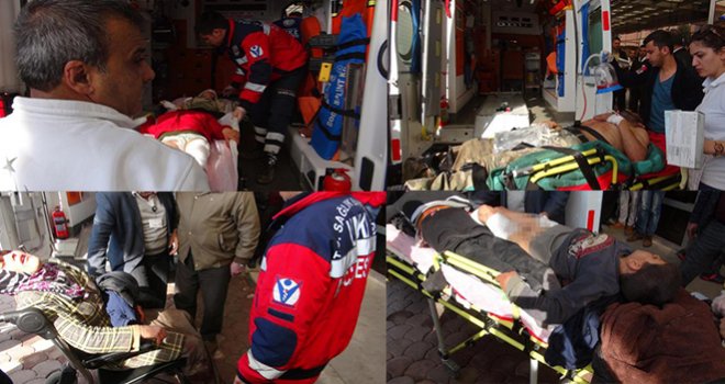 Rus savaş uçakları Azez'i vurdu, yaralılar Kilis'te