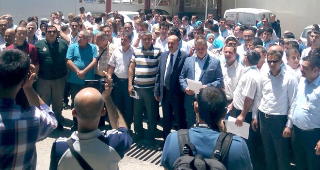 SAĞLIKTA ŞİDDET PROTESTO EDİLDİ