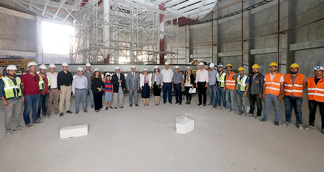 Şahin, Panorama Müzesi inşaat çalışmalarını inceledi