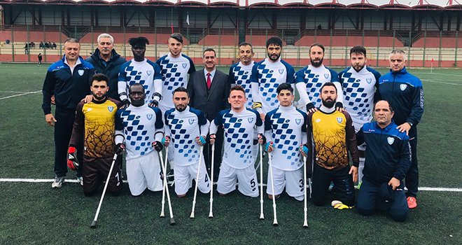 Şahinbey Ampute gol olup yağdı