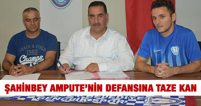 Şahinbey Ampute Korkmaz’ı renklerine bağladı