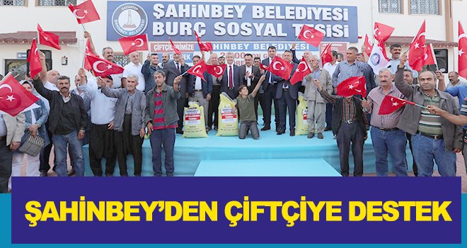 Şahinbey'de gübre dağıtımı devam ediyor