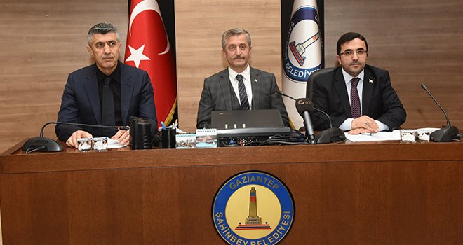 Şahinbey Belediyesi'nde Mart ayı meclis toplantısı