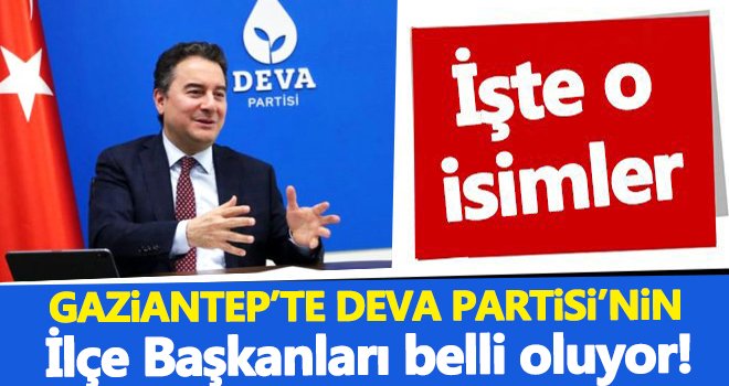 Şahinbey ve Şehitkamil İlçe Başkanları belli oluyor