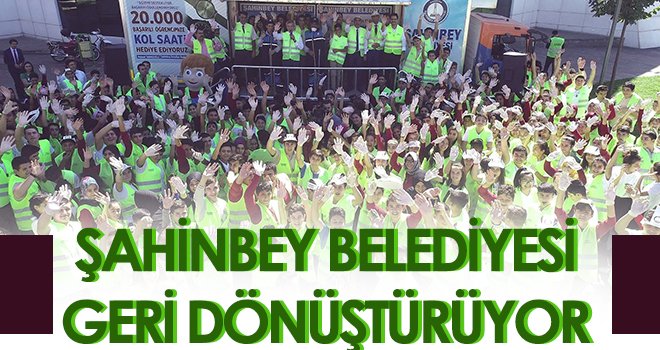 Şahinbey'de 1 milyon ağaç kesilmekten kurtarıldı