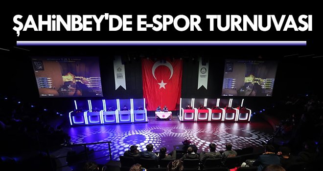 Şahinbey'de e-spor turnuvası