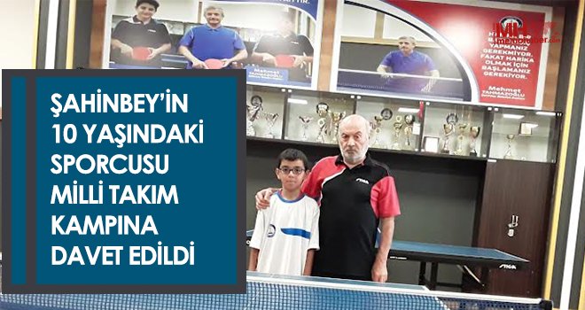 Şahinbey’in 10 yaşındaki sporcusu milli takım kampına davet edildi