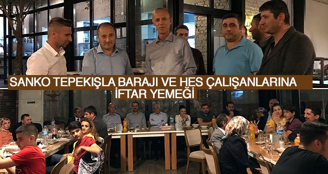 Sanko çalışanları, eşleri ve çocukları iftarda