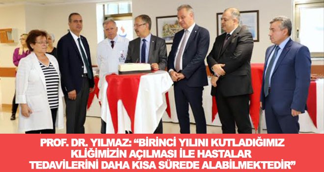Sanko Hematoloji Kliniği kuruluşunun birinci yılı
