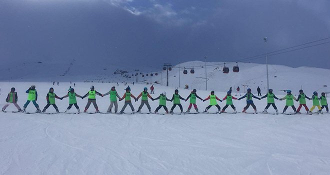 SANKO Okulları "5'inci Kayak Kampı" tamamlandı