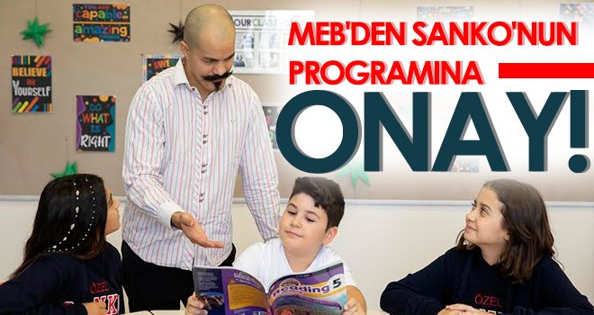 SANKO okullarının geliştirdiği İngilizce ders programına MEB onayı
