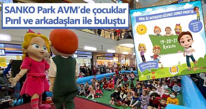 SANKO Park AVM’de çocuklar Pırıl ve arkadaşları ile buluştu
