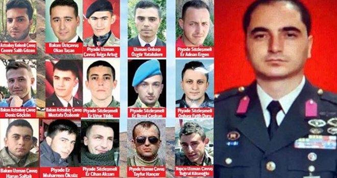 ŞEHİT ASKERLERİN KİMLİKLERİ BELLİ OLDU