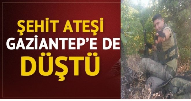 Şehit ateşi Gaziantep'e düştü! Acı haber Tunceli'den geldi
