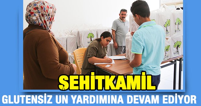 Şehitkamil, 462 çölyak hastasının daha yüzünü güldürdü