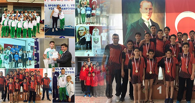 Şehitkamil, su sporlarında her kulvarda başarılı