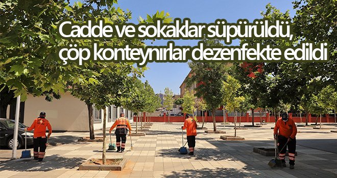 Şehitkamil’de temizlik ve hijyen seferberliği sürüyor