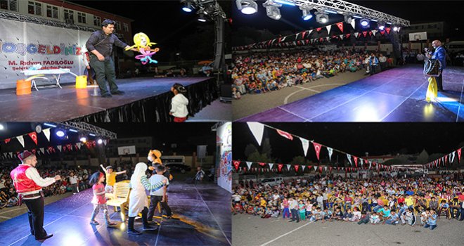 Şehitkamil’deki Şenlikler Çocukları Mutlu Ediyor