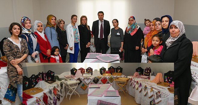 Şehitkamilli kadınlar hünerlerini sergiledi