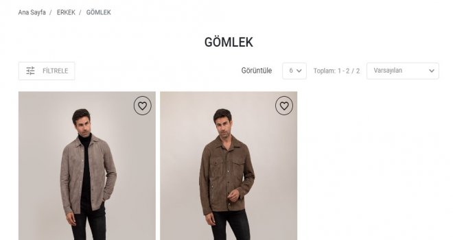 Şık Deri Gömlek Erkek