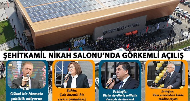 ŞNS'de ilk nikah yoğun katılım ile kıyıldı!