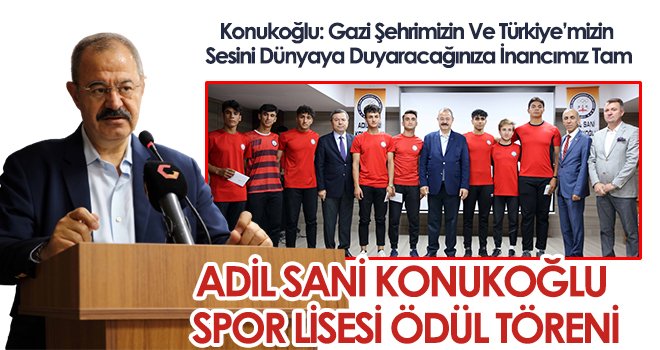 Spor Lisesinin başarılı öğrencileri ödüllendirildi
