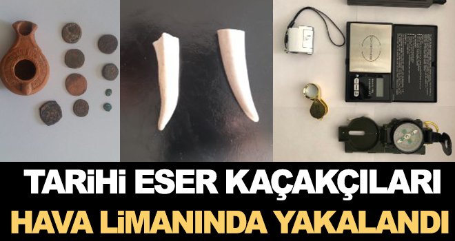 Tarihi eser kaçakçıları yakayı ele verdi!..