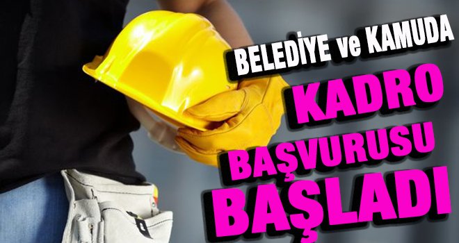 Taşerondan kadroya geçiş başvuruları bugün başlıyor